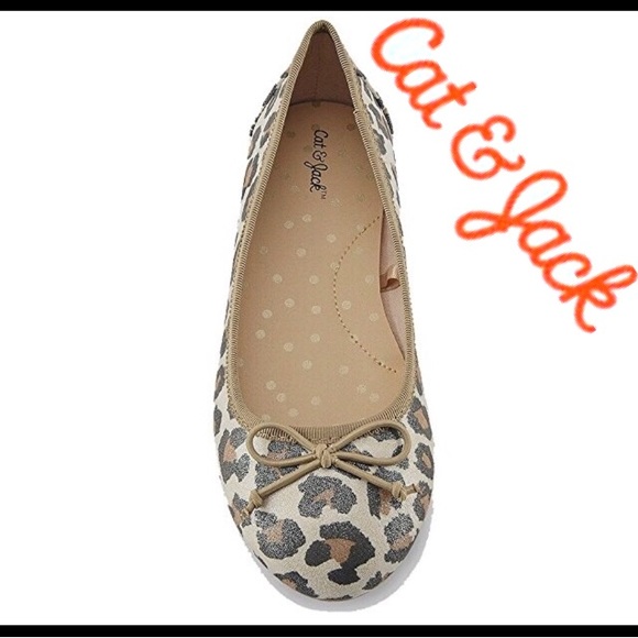 girls leopard flats
